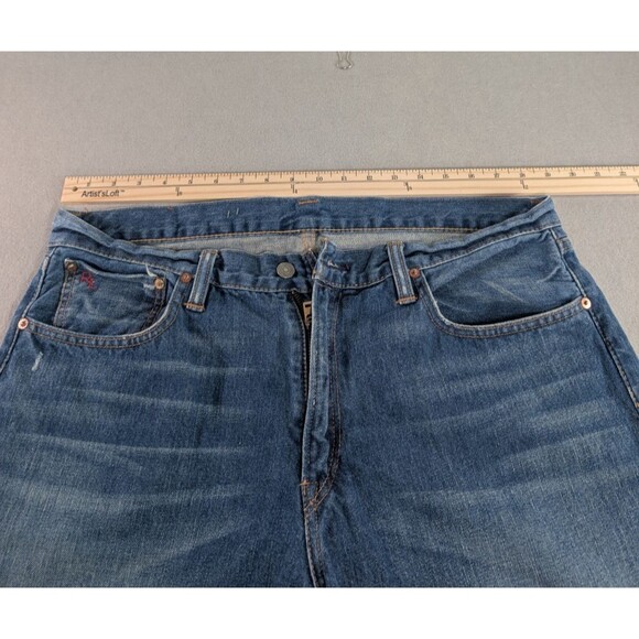 Polo Ralph Lauren 867 Classic Fit Blue Jeans Mens 36x30 Straight Leg - Picture 14 of 16
